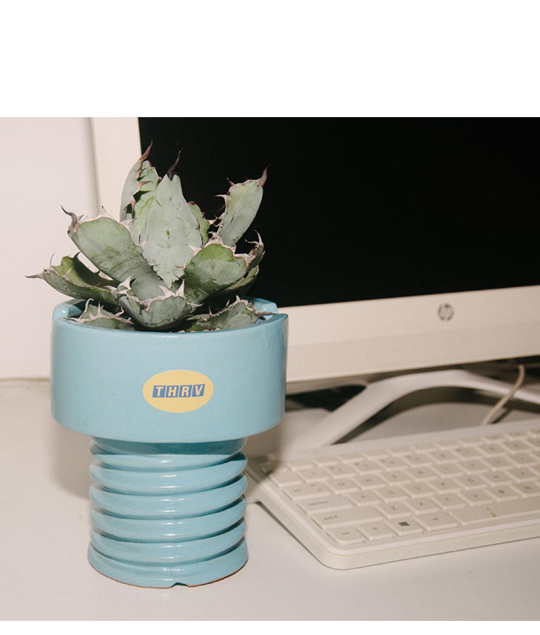 Screw-It Ceramic Pot (Blue)