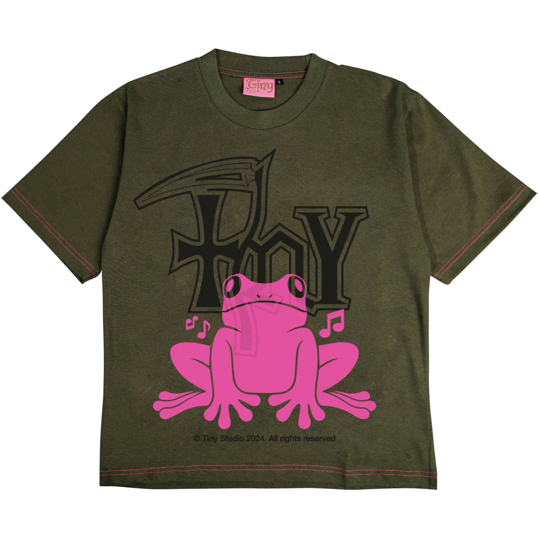 Frog Cropped T-shirt