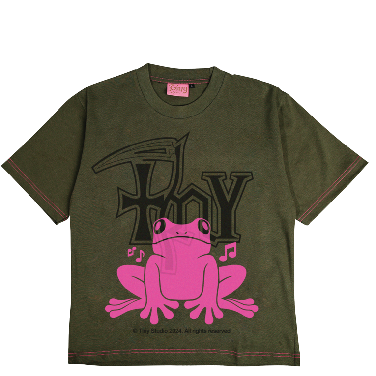 Frog Cropped T-shirt